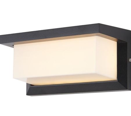 3000K Modern Outdoor Wall Sconce, Up Down Wall Lamp Acqua resistente carica solare