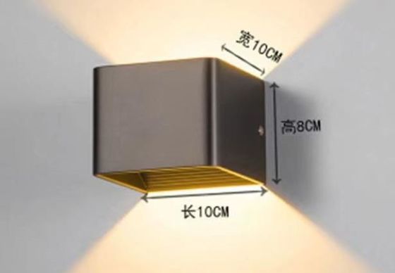 220V di luce esterna a LED, a parete, a prova d' acqua, a monte e giù, a carica solare.