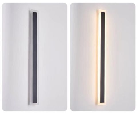 Resistenza all'acqua IP65 LED Lampade da parete esterne 3500K Carica solare Per giardino paesaggistico